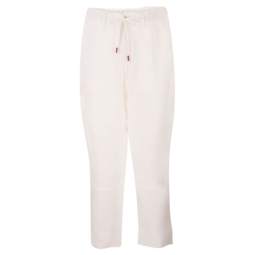 Kiton Men Tailored Linen Drawstring Trousers